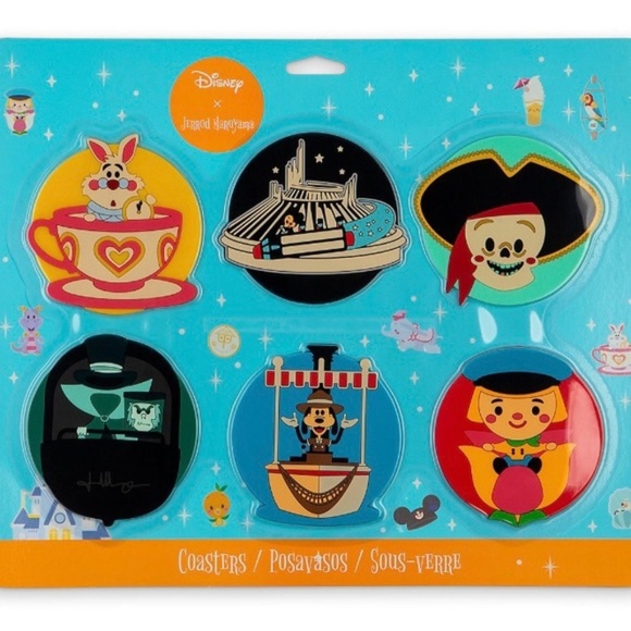 Disney Parks Drink Coasters Set by Jerrod Maruyama